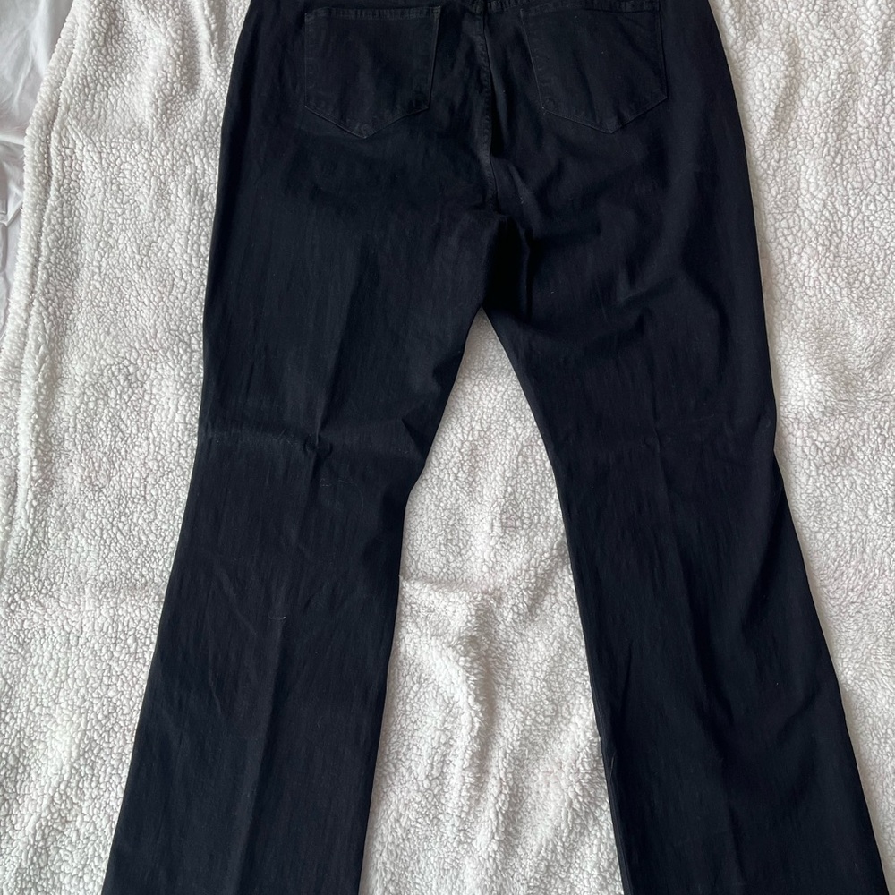 NYDJ Women's Bootcut Leg Black Jeans